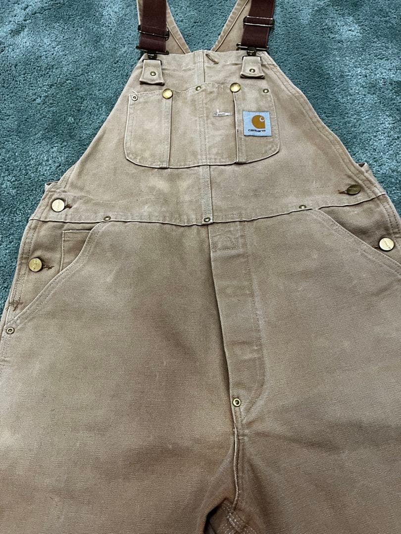 [USA製]Carhartt オーバーオール 実寸34×30
