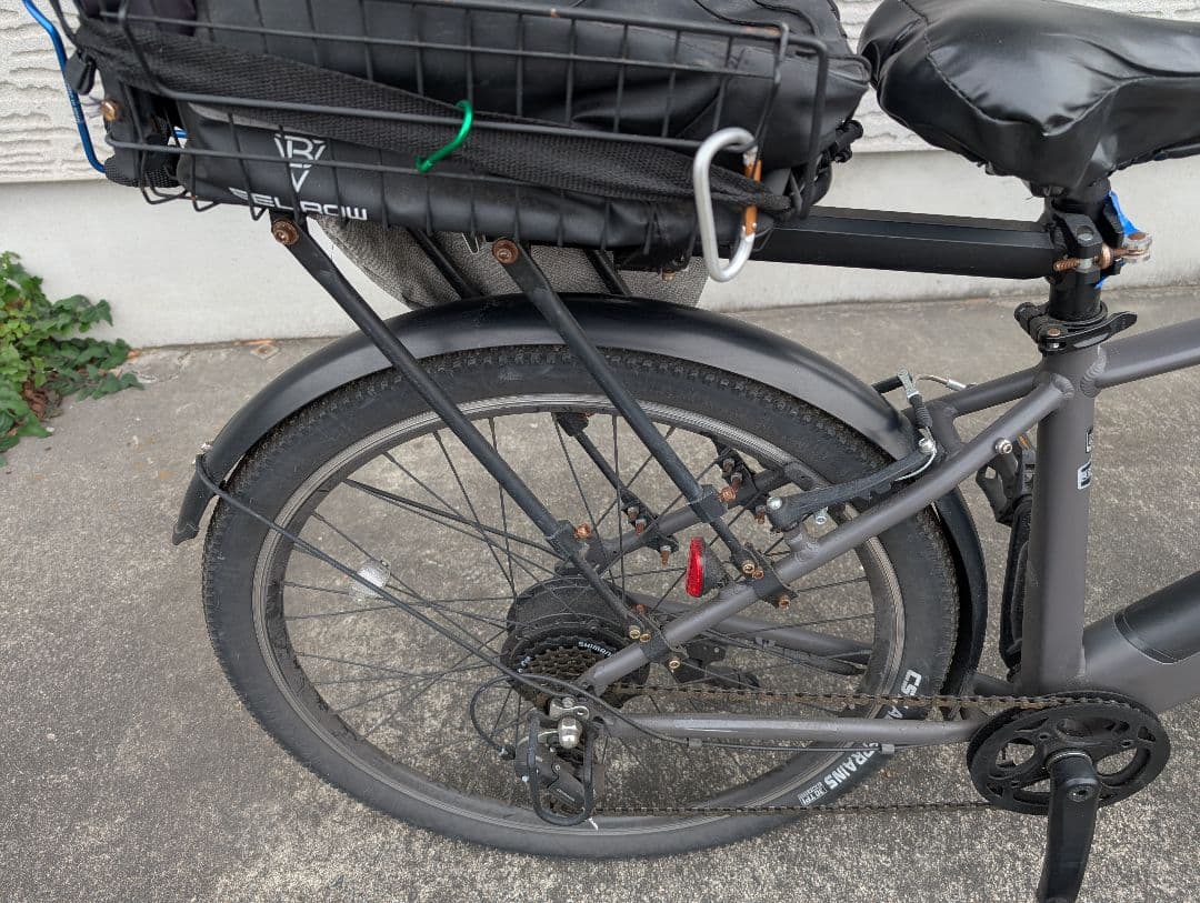 電動アシストクロスバイクEVA PLUS CROSSエヴァプラスグレー26インチ