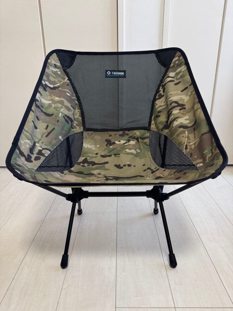 く*う様 Helinox 迷彩 折りたたみアウトドアチェア ヘリノックス