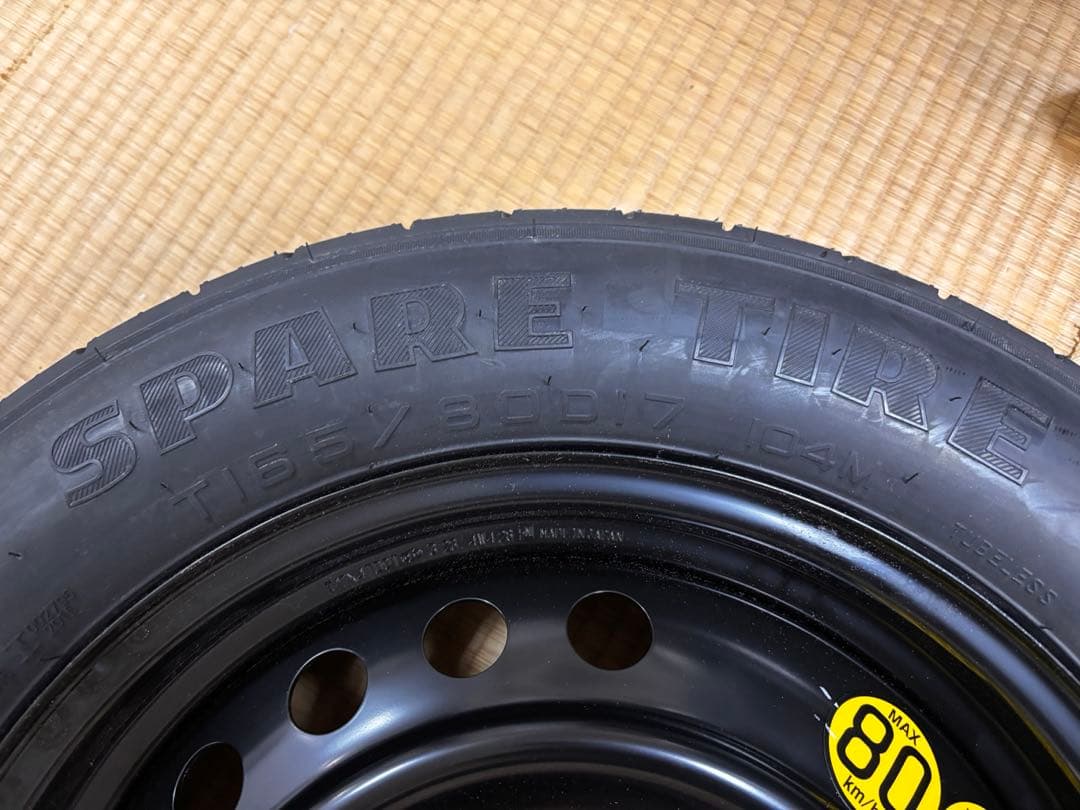 トヨタ　ハリアー80系　17インチ　純正スペアタイヤ