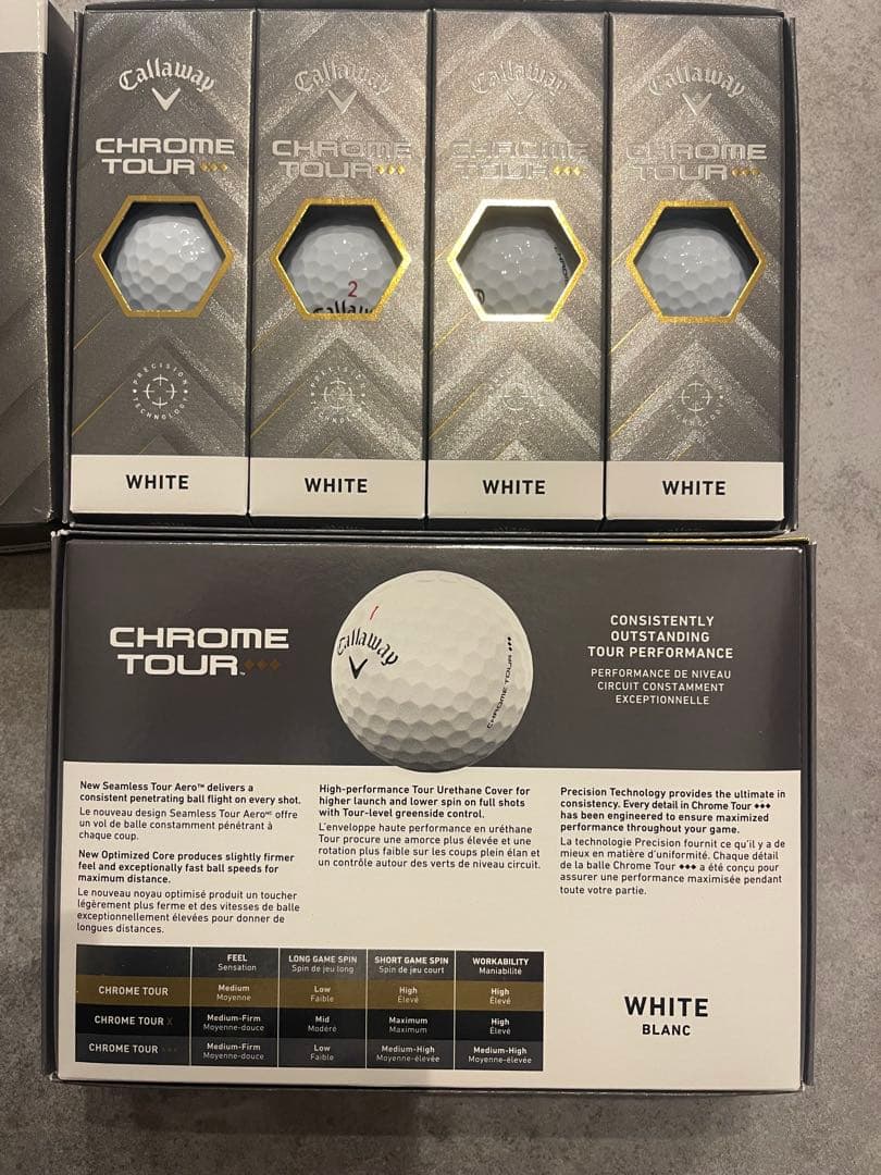 【新品未使用】キャロウェイ クロムツアー トリプルダイヤモンド 2ダース
