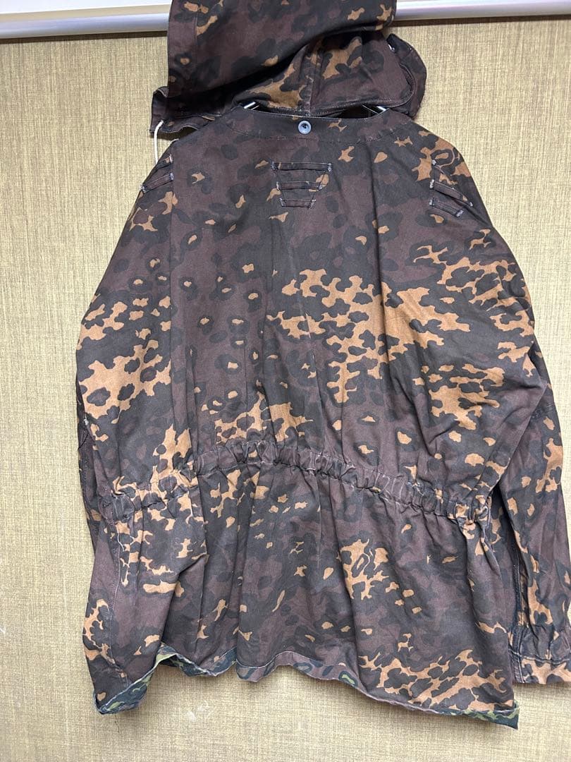 ナチス　ドイツ軍　オークリーフカモ　スモック　リバーシブル