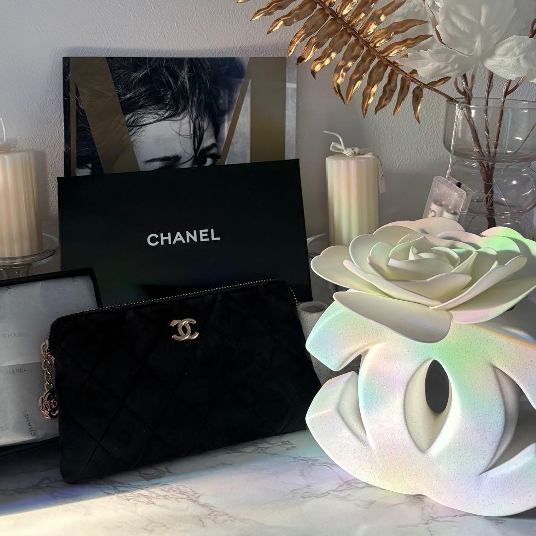 [新品]CHANELシャネル　メイクアップポーチ　ノベルティ　ラスト1個