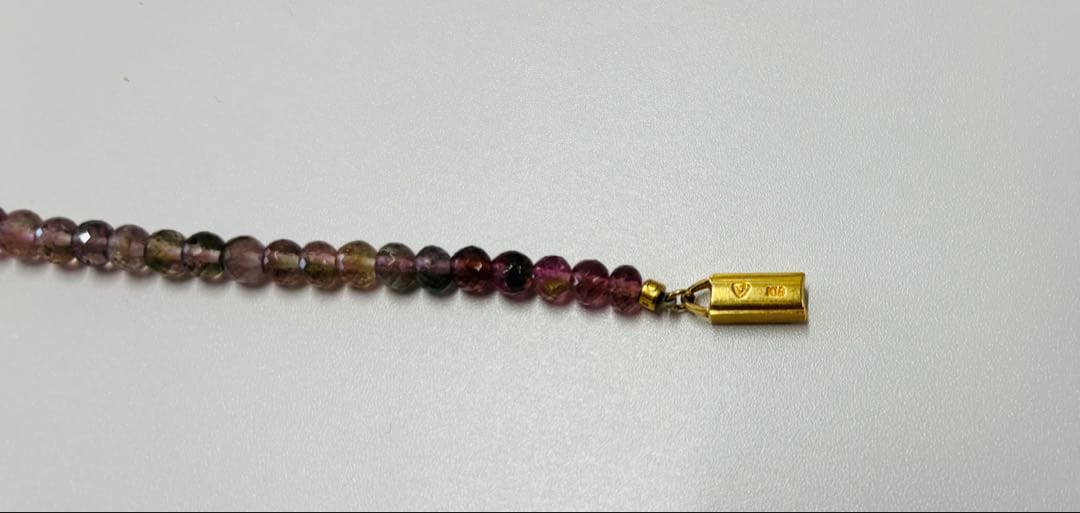 K18 Ambrose トルマリン ネックレス