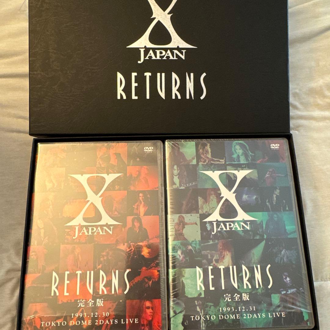 X JAPAN/X JAPAN RETURNS 完全版 DVD-BOX〈初回限…
