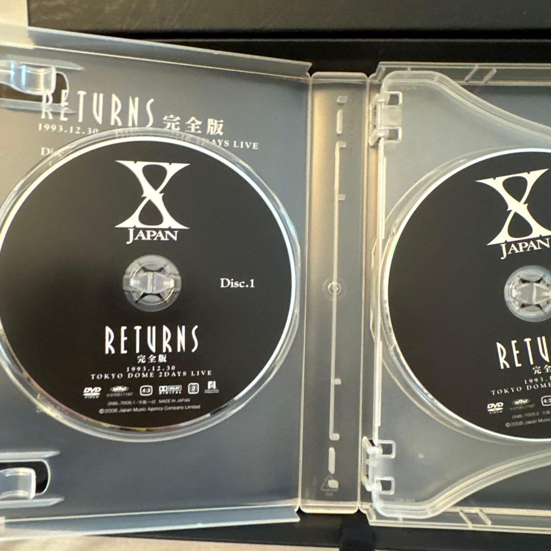 X JAPAN/X JAPAN RETURNS 完全版 DVD-BOX〈初回限…