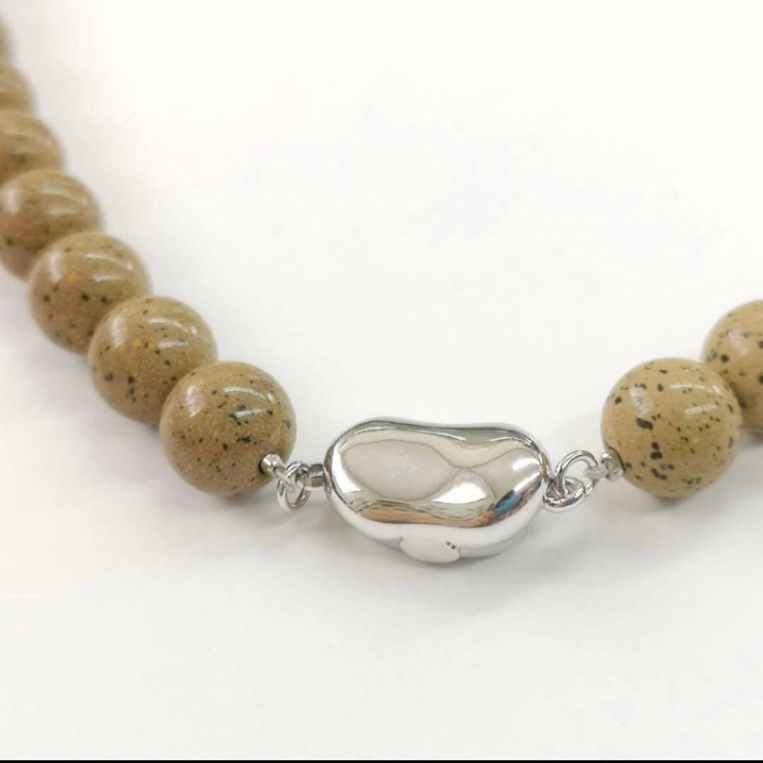 高純度タイプ 台湾産北投石10mmネックレス55cm ラジウム