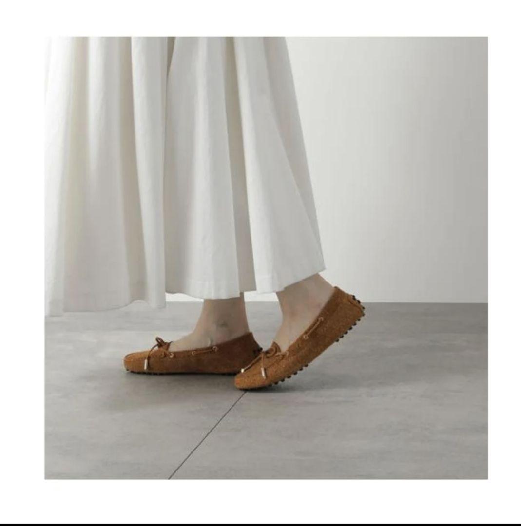 極美品 TOD'S トッズ スウェード モカシン ドライビングシューズ 38