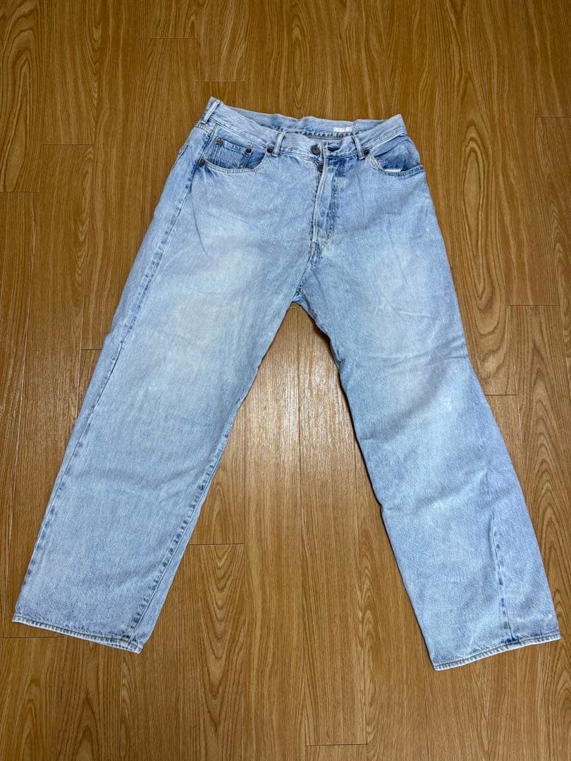 comoli 5 ポケット ブリーチ デニム 21AW サイズ2 美品