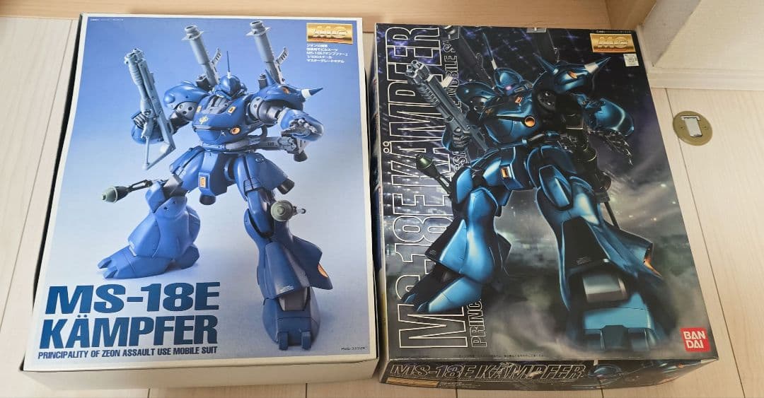 MS-18E Kämpfer & MS-14A Gelgoog (赤バンダイ)
