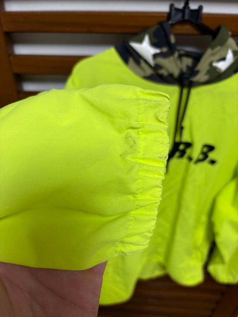F.C.R.B. ナイロンジャケット M 蛍光イエローピンクセット