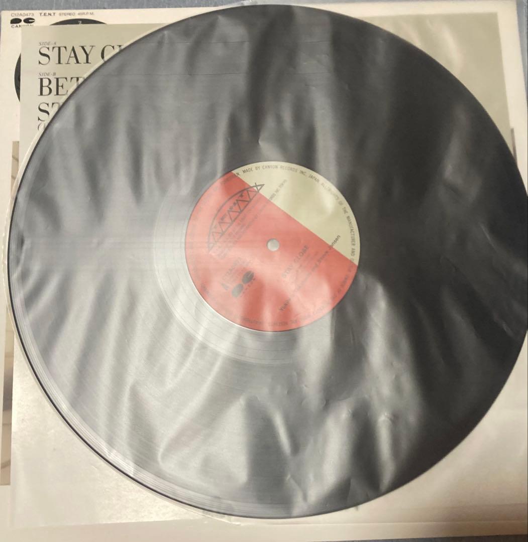 高橋幸宏 Steve Jansen STAY CLOSE 12インチ サイン入り