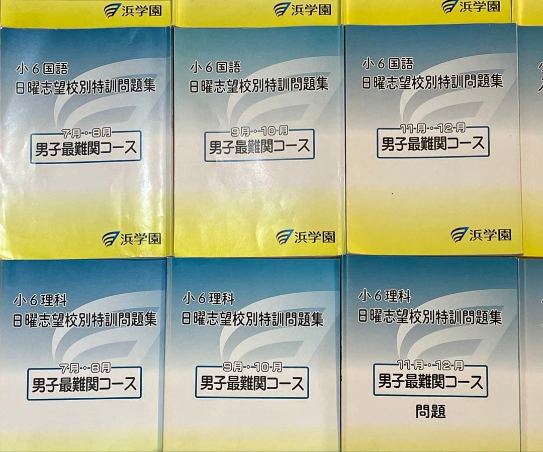 シンプル　浜学園 日曜志望校別特訓 男子最難関・M星光東大寺コース
