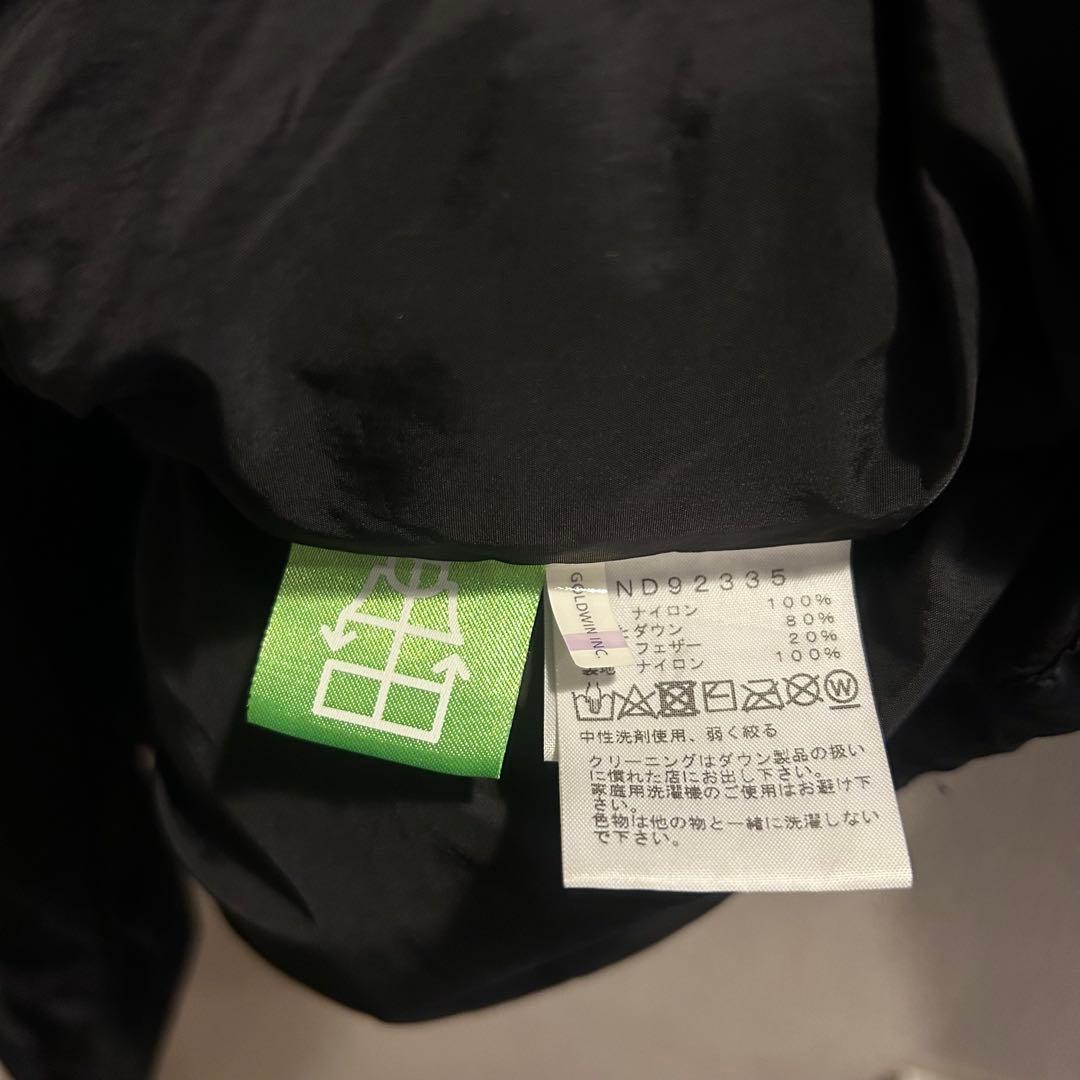THE NORTH FACE ブラック ヌプシダウンジャケット