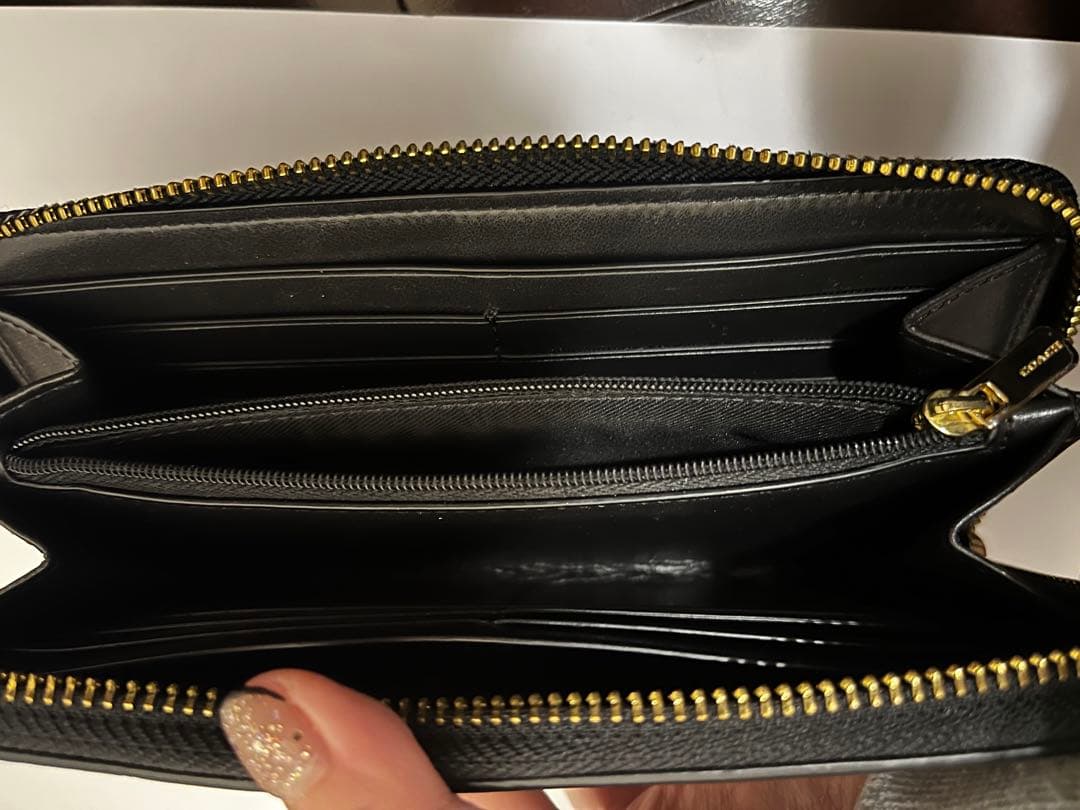 coach長財布&ハート型ポーチ