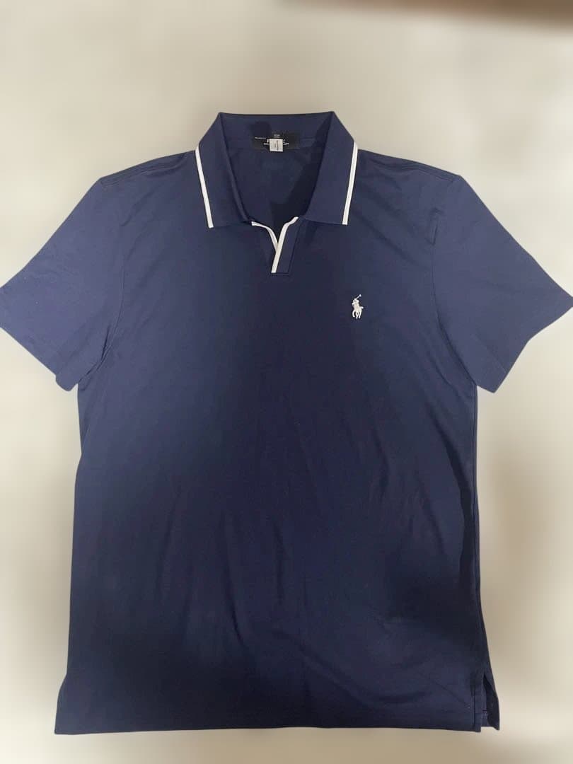 ラルフローレン　ポロシャツ　ネイビー　M