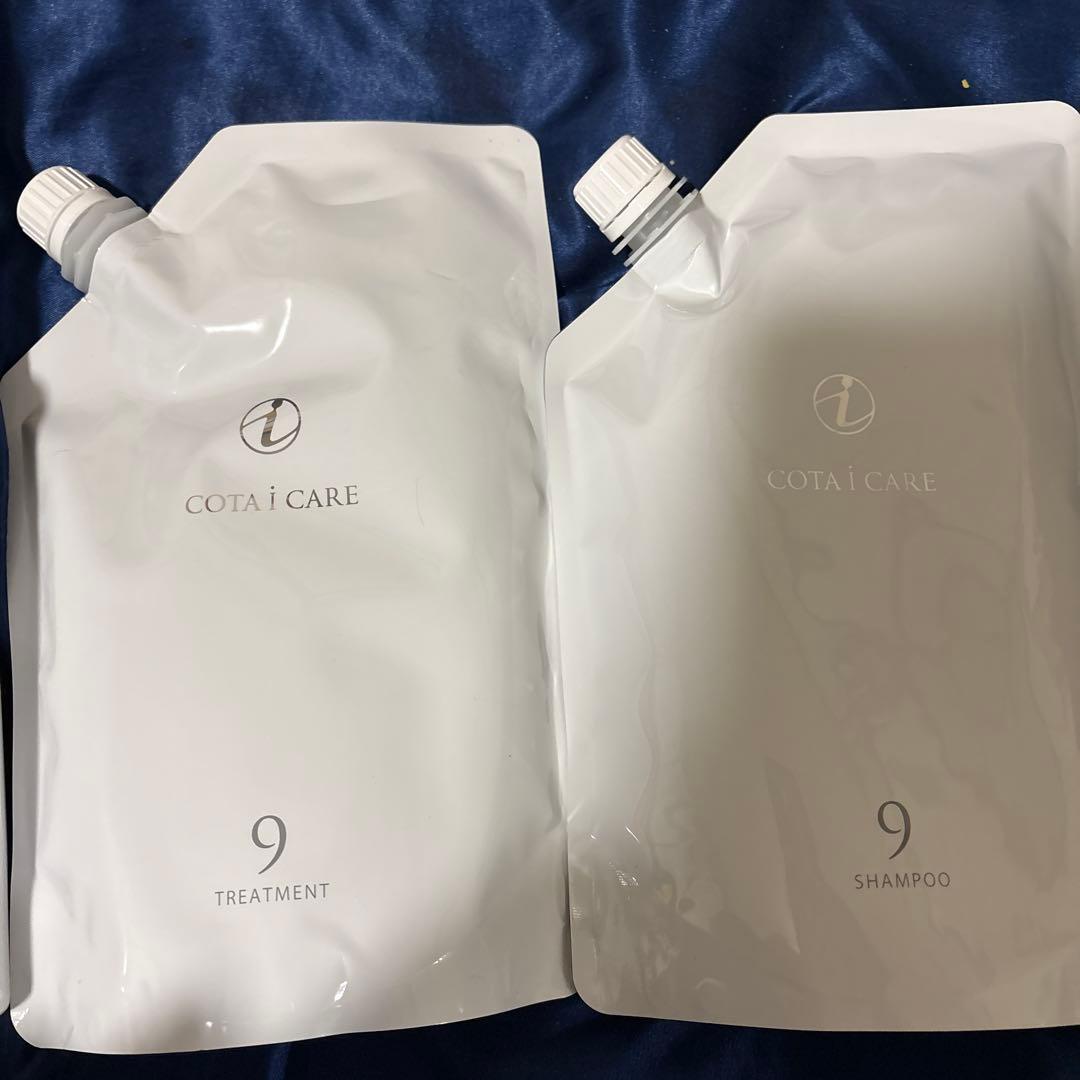 COTA iケアシャンプー9＆トリートメント9 本体と詰め替えセット