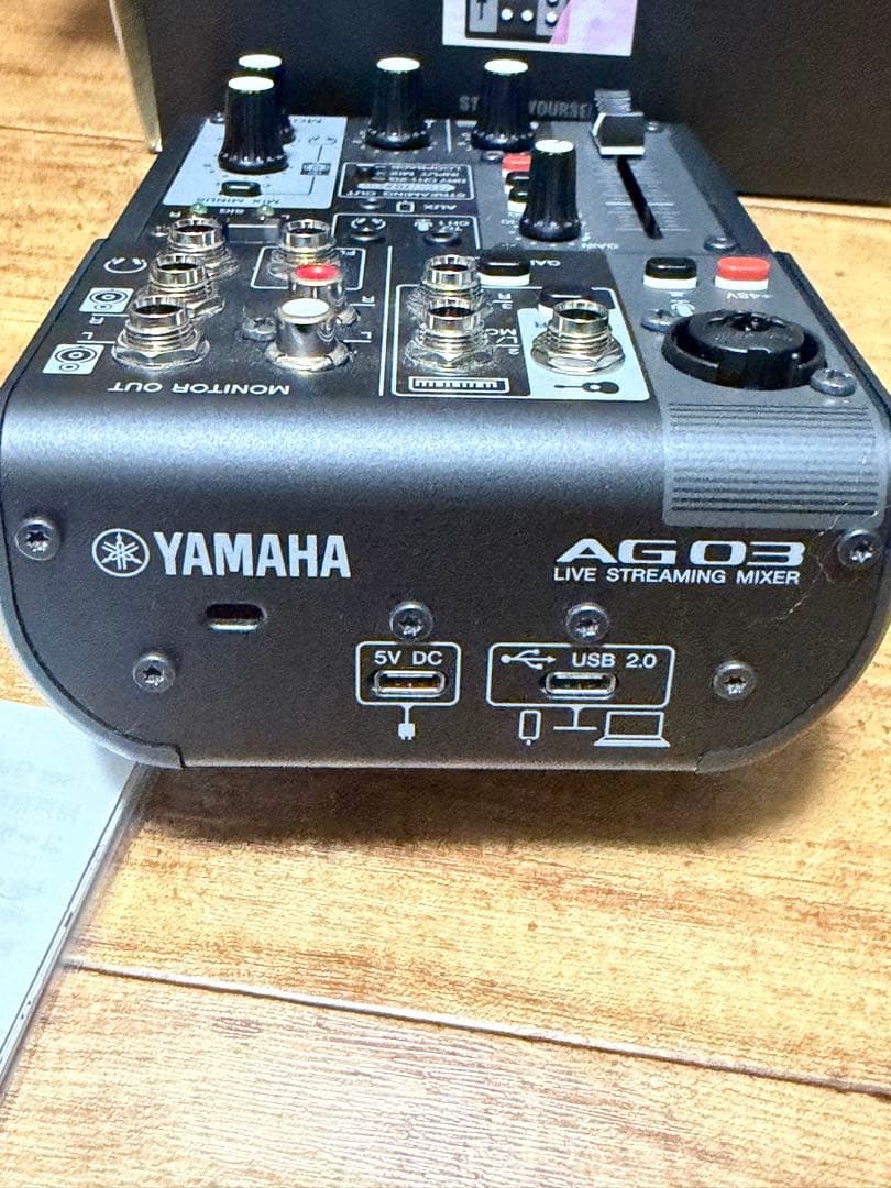 YAMAHA AG03 MK2ライブストリーミングミキサー