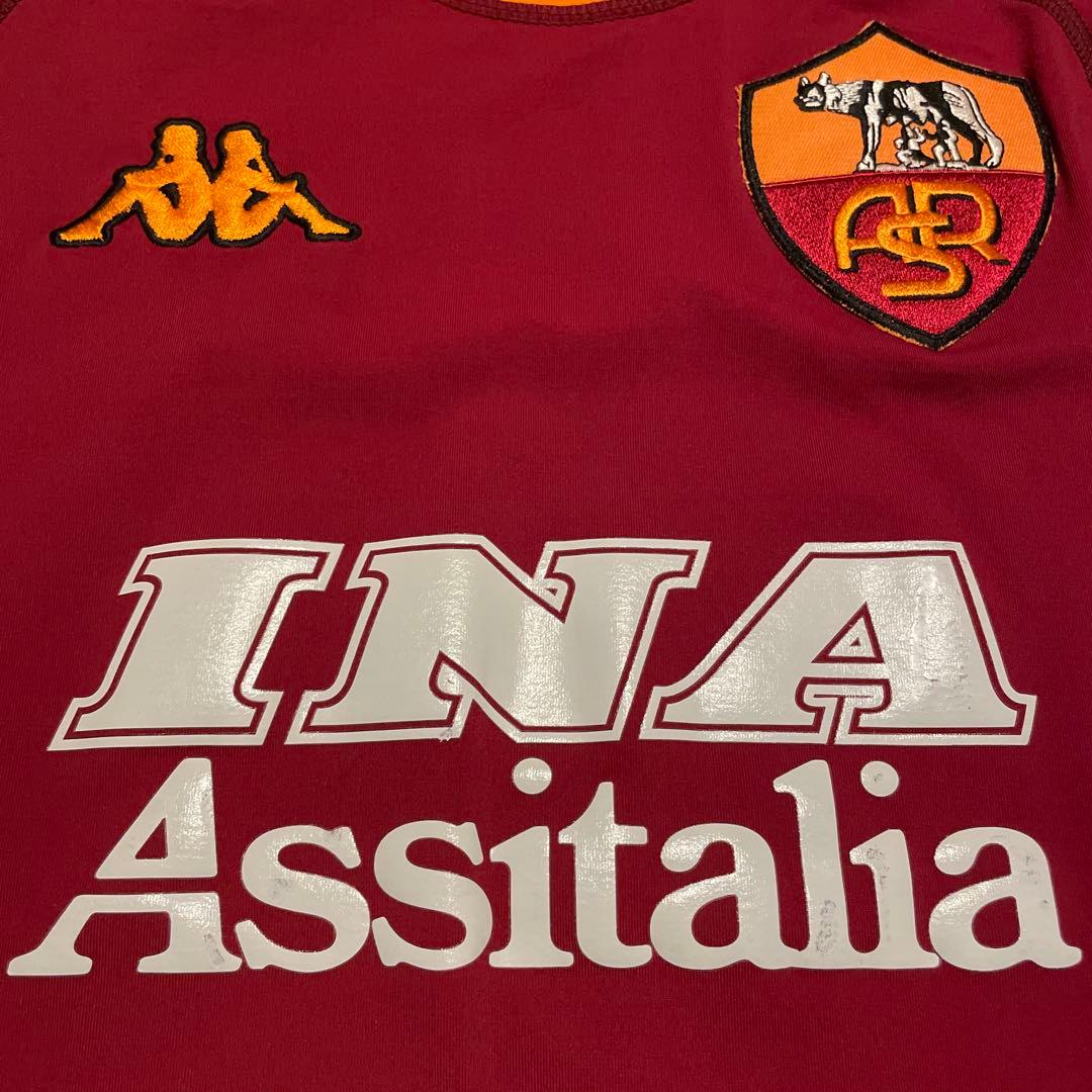 2000-01 ローマ 中田#8 セリエA優勝 長袖ユニフォーム