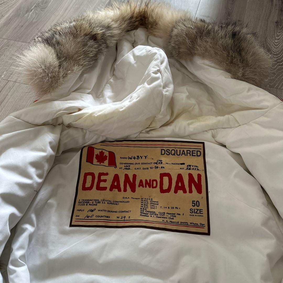 DSQUARED2 オレンジ ダウンジャケット 50