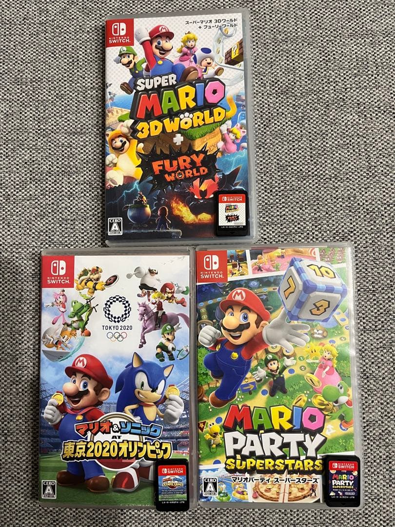 Nintendo Switch ソフト3点セット　マリオ