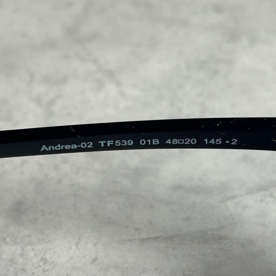 美品 トムフォード サングラス Andra TF530 145 黒 パントス