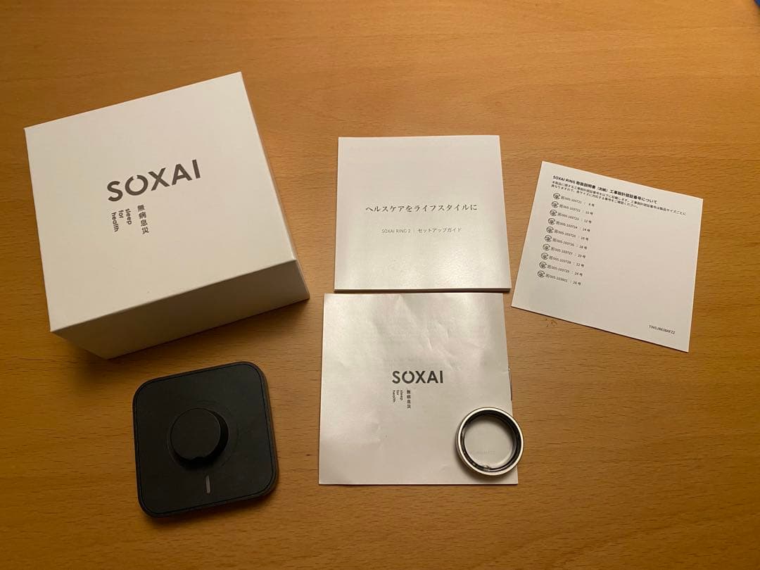 ソクサイリング2 SOXAI RING 2 マットシルバー　18号　美品