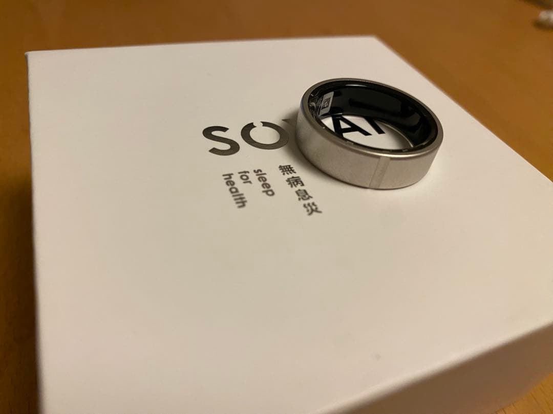 ソクサイリング2 SOXAI RING 2 マットシルバー　18号　美品