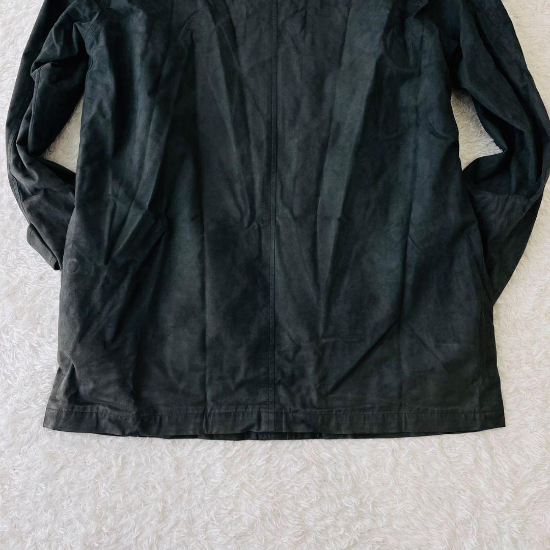 バーバリーロンドン ステンカラーコート ダウンライナー メガチェック 黒 L