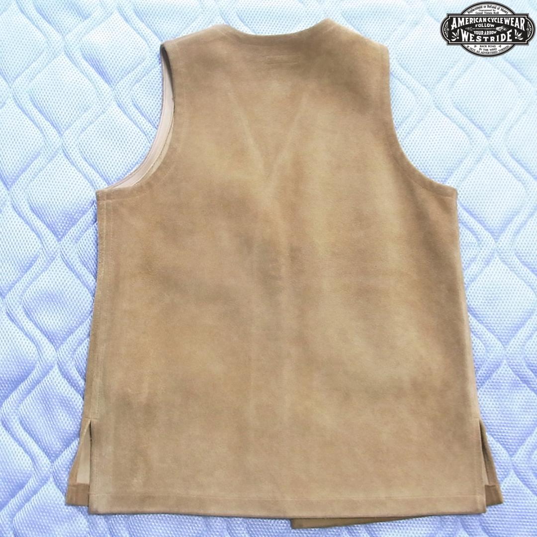 WEST RIDE ウエストライド WESTRIDE スエード レザーベスト