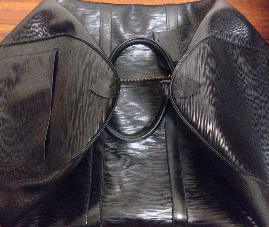 ルイヴィトン　エピ　キーポル55　ボストンバッグ　黒　ブラック　中古品