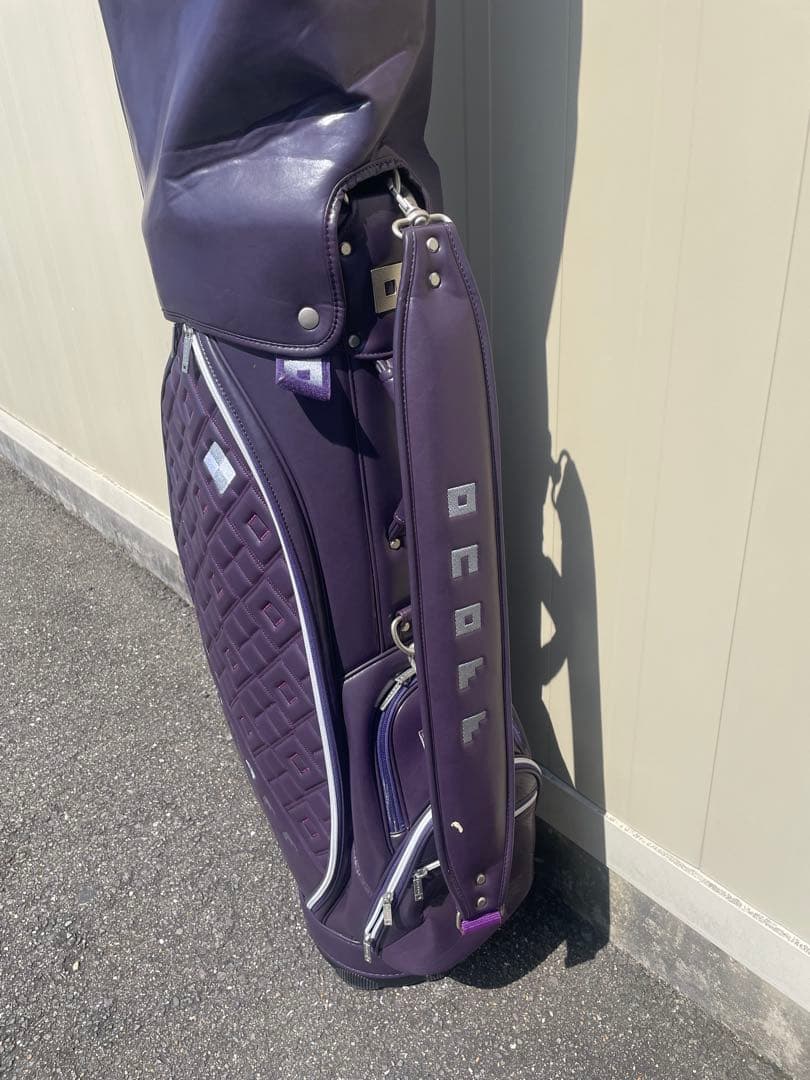 【9/7まで限定価格】ONOFF キャディバッグ パープル