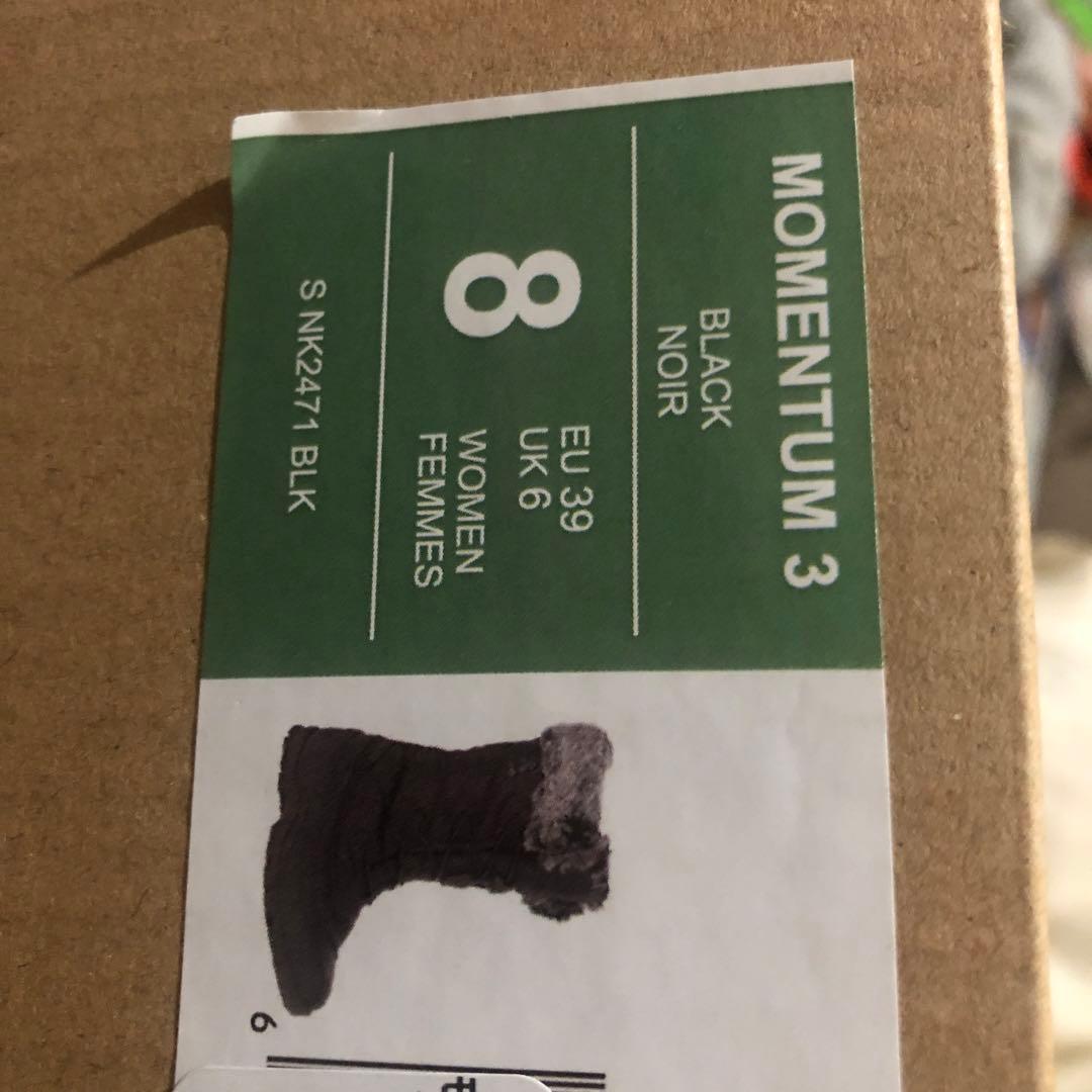 新品 未使用 カミック スノーブーツ 25cmモーメンタム3