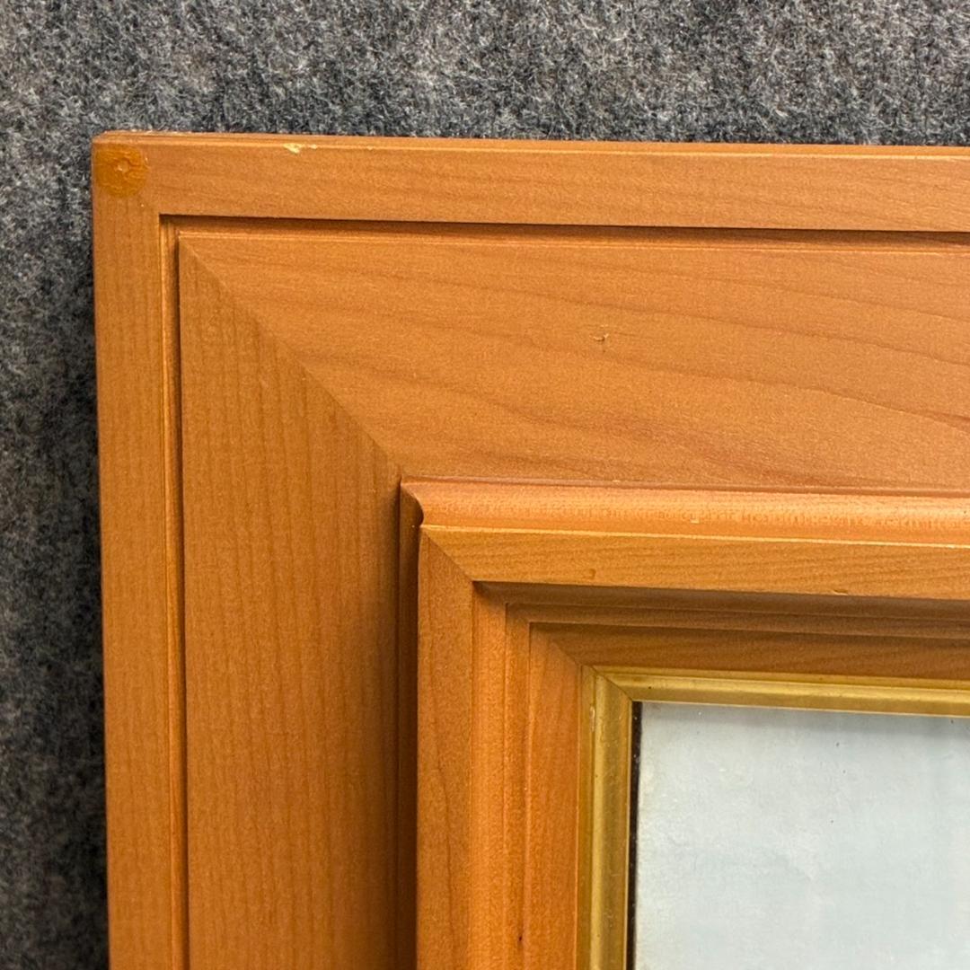 芳生　日本画　雪山　685×610mm