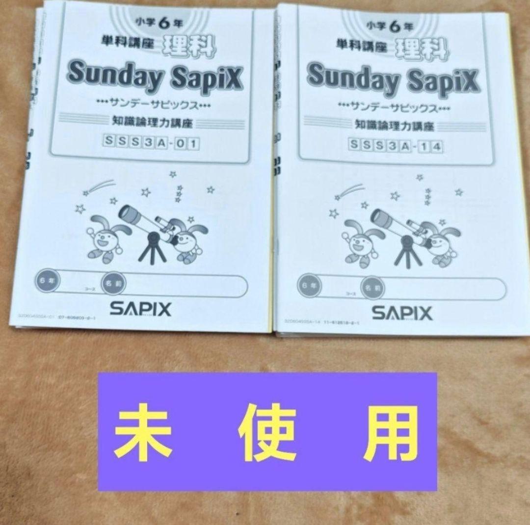 サピックス　小6　小学6年　Sunday SapiX理科 フルセット　未使用