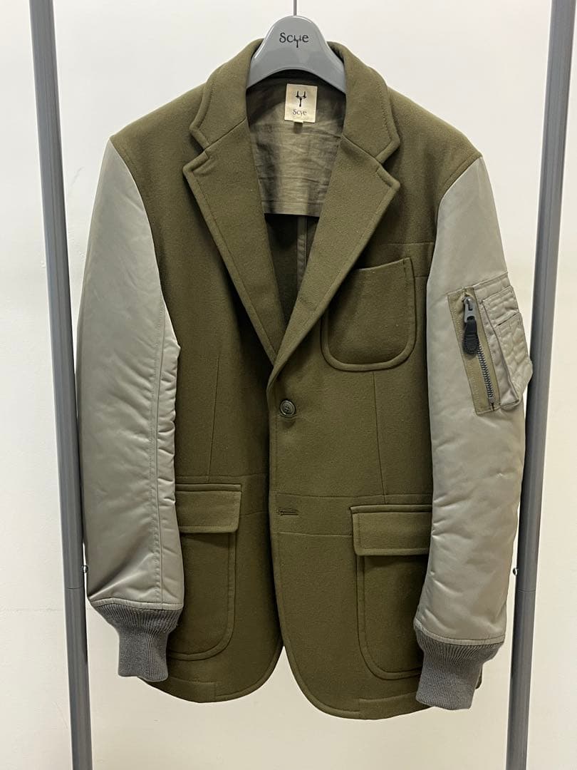 Scye ドッキングテーラード ジャケット ma1 サイ　ディストリクトアローズ