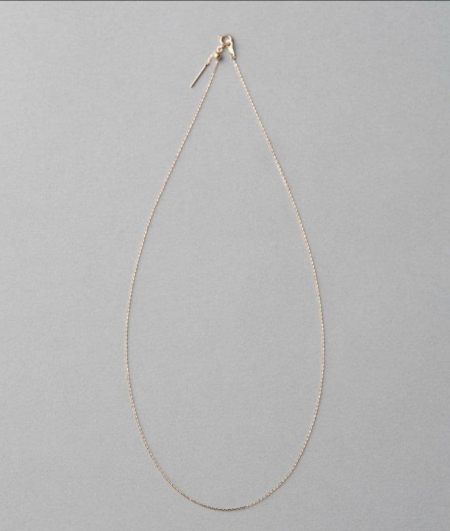 ete K18YG ミラーカットチェーン ネックレス