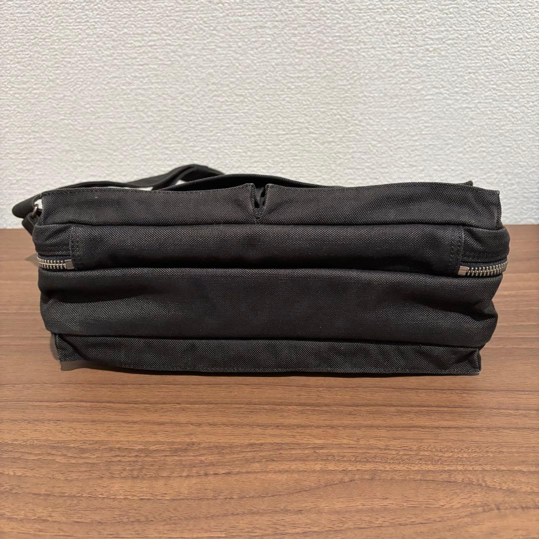 【美品】PORTERポーター スモーキー2層式ショルダーバッグ ダブルファスナー