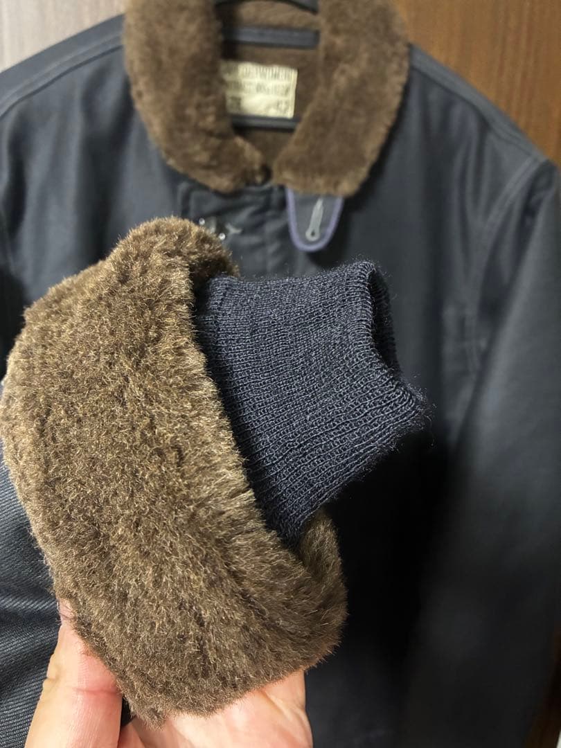 美品 リアルマッコイズ N-1U.S. NAVY デッキジャケット サイズ42