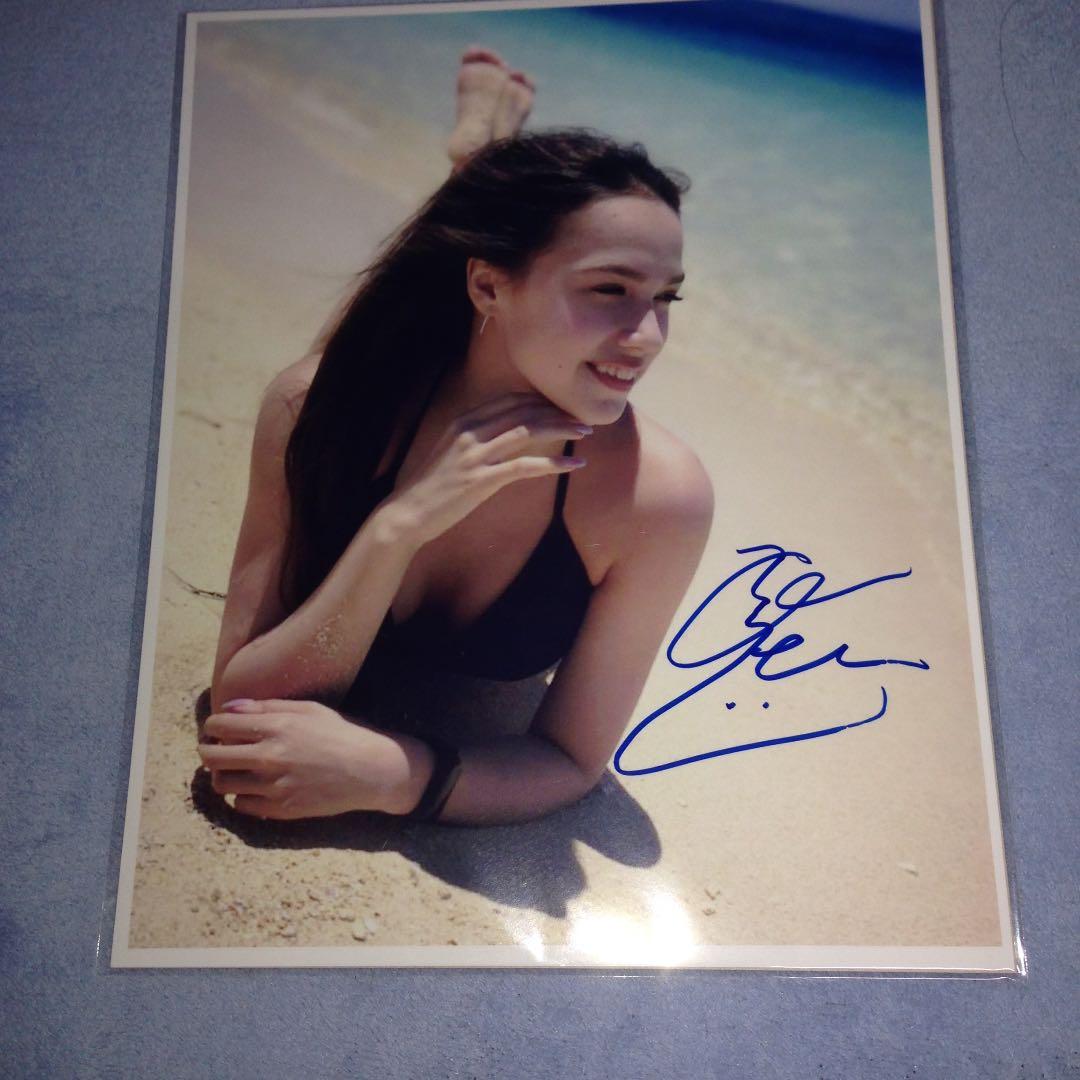 アリーナ・ザギトワ 証明書付き直筆サインフォト20x25cm