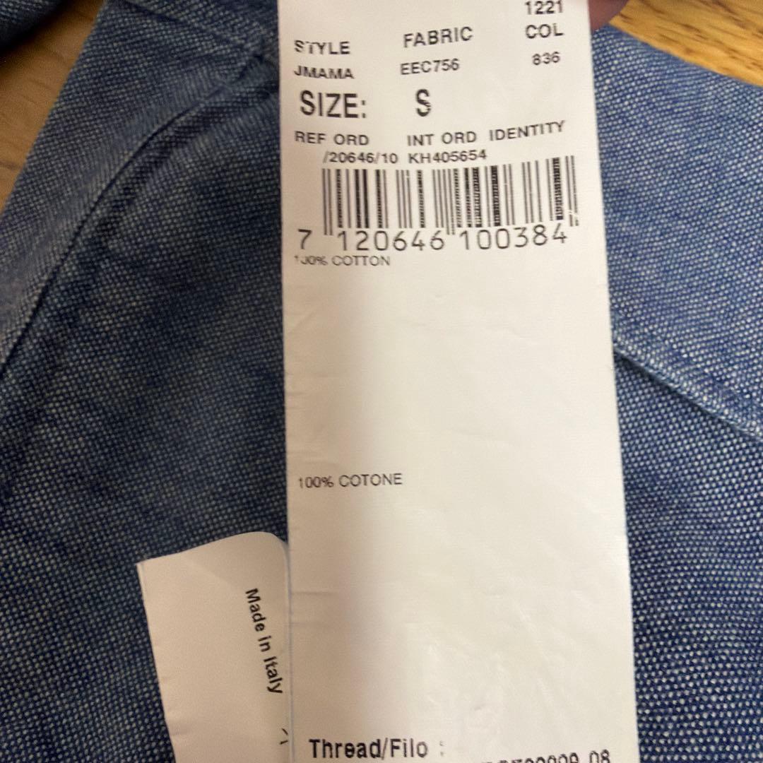 LARDINI ラルディーニ AMA シャツジャケット　シャンブレー　サイズS