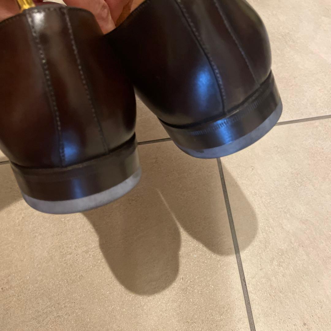 Ando　Santoni サントーニ カーフ×クロコダイル ダークブラウン