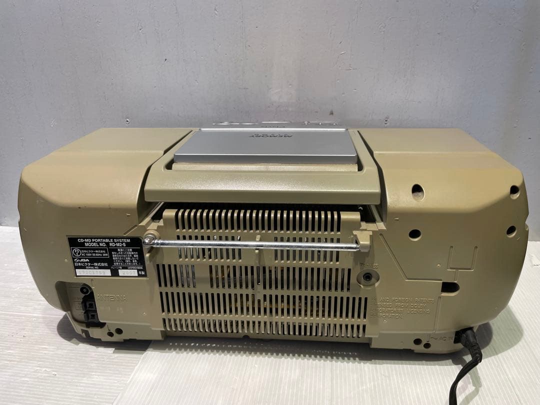 【Victor/ビクター】RD-M2-S コンポ　通電確認済み　CD MD