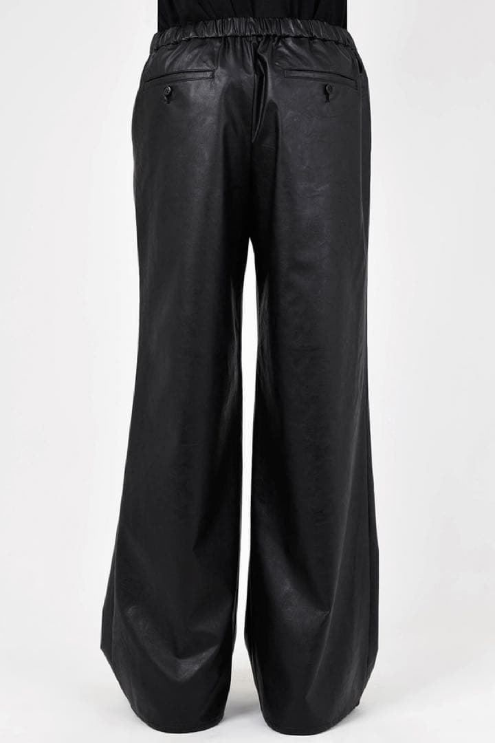 LAD MUSICIAN 25SS フェイクレザー フレアパンツ サイズ46