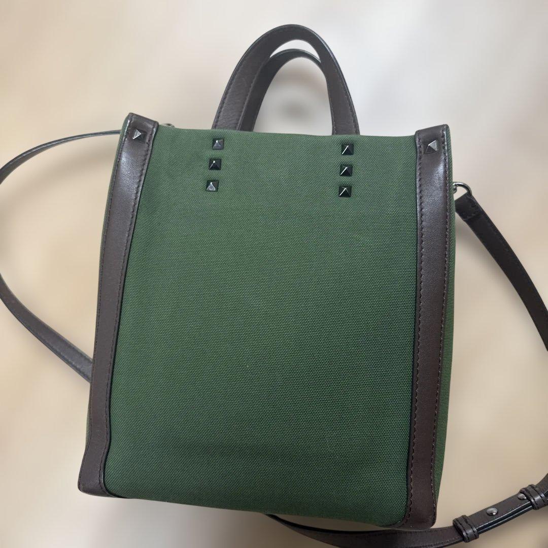 D*読様 VALENTINO キャンパスハンドバッグ