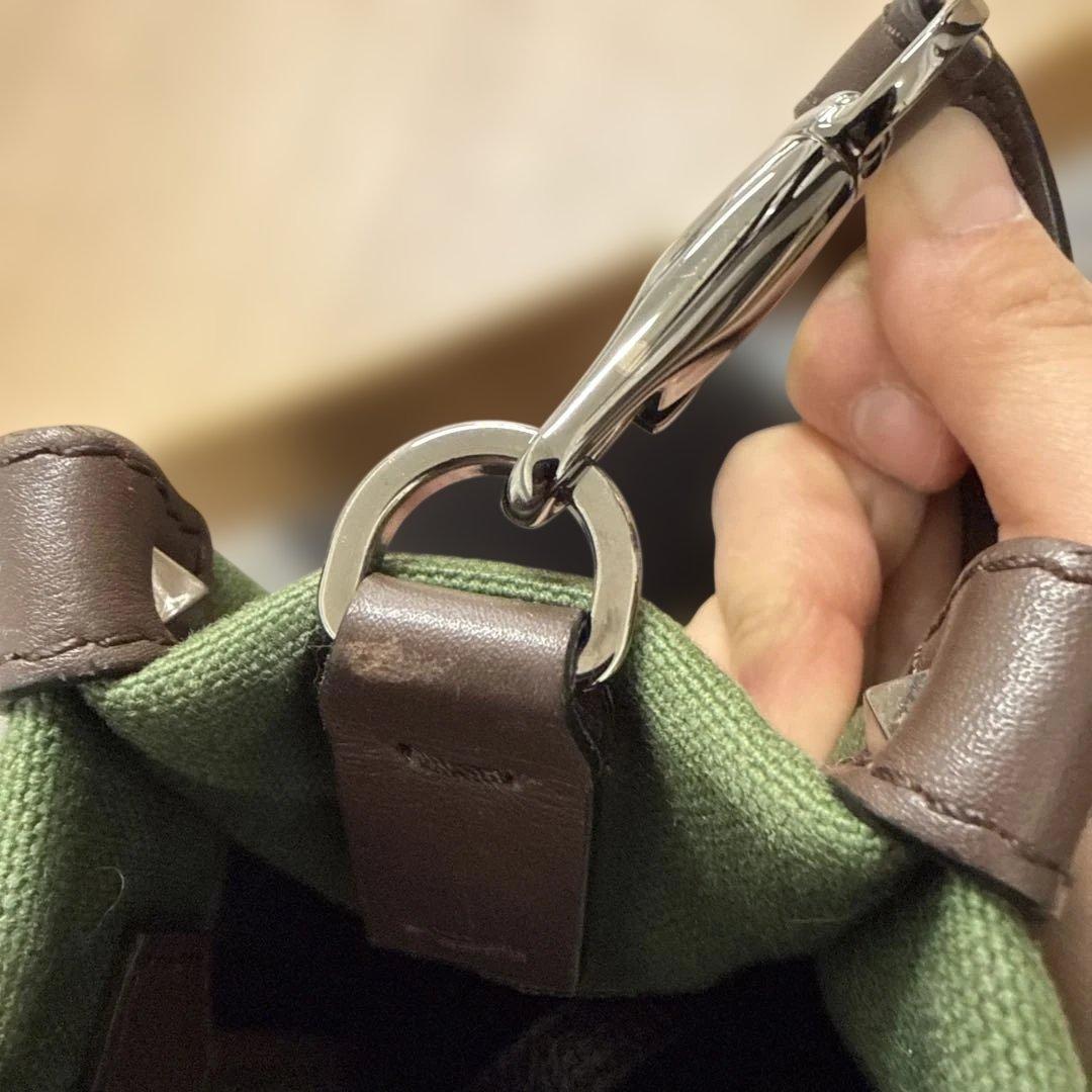 D*読様 VALENTINO キャンパスハンドバッグ