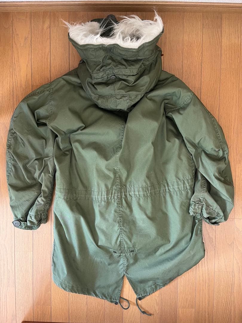 米軍実物 M-65 フィッシュテールパーカー フルセット SIZE:S USED