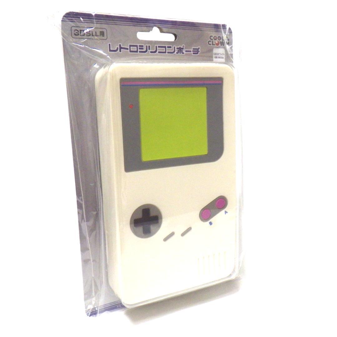 ニンテンドー 3DS LL用　レトロシリコンポーチ ゲームボーイ風