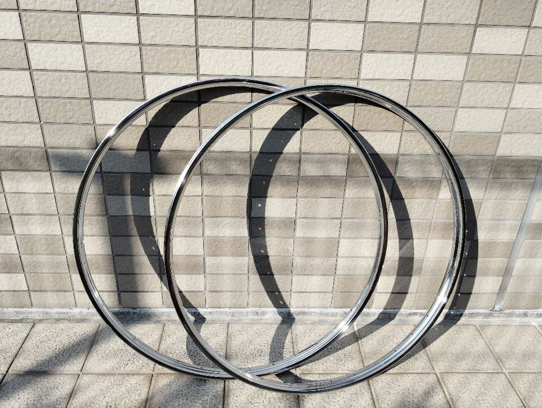 新品 ウカイ26 1 3/8WO鉄リム ロッドブレーキ、キャリパーブレーキ兼用