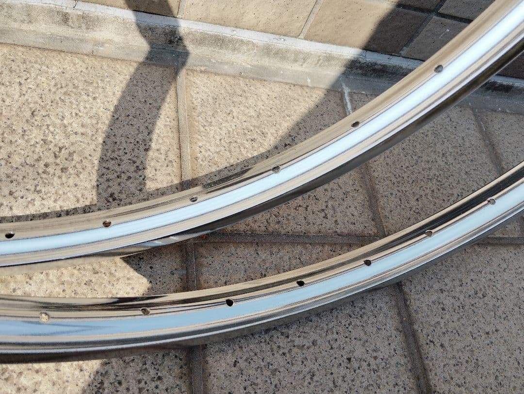 新品 ウカイ26 1 3/8WO鉄リム ロッドブレーキ、キャリパーブレーキ兼用